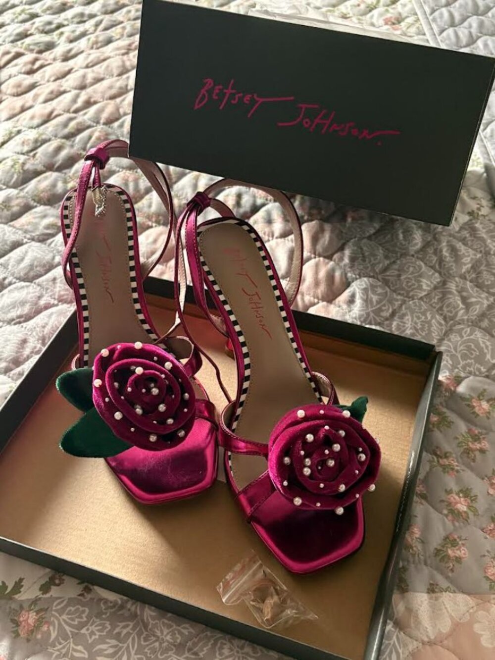 Betsey Johnson Rose Heels